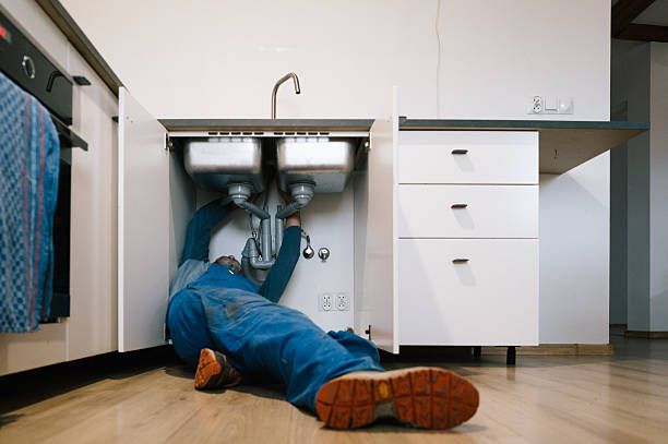 Professional Drain Cleaning technician working in Great Bend, NY